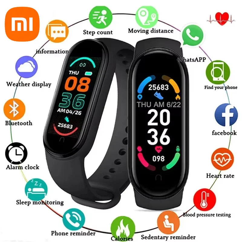 Xiaomi Smart Watch Fitness Heart Rate Sports Fitness Tracking Bracelet