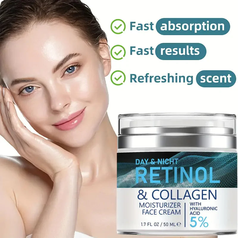 ENVISHA Face Skin Care Retinol Collagen Cream Anti-aging