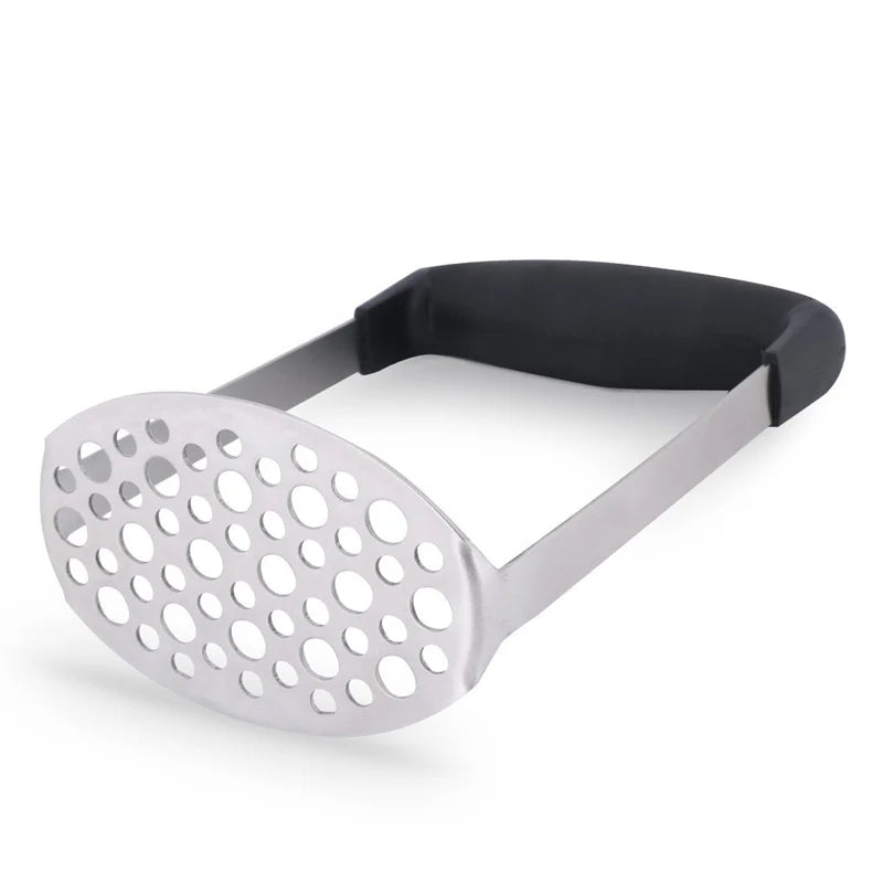 Stainless Steel Potato Masher Foldable Vegetables and Fruit Ricer Handheld Garlic Presser