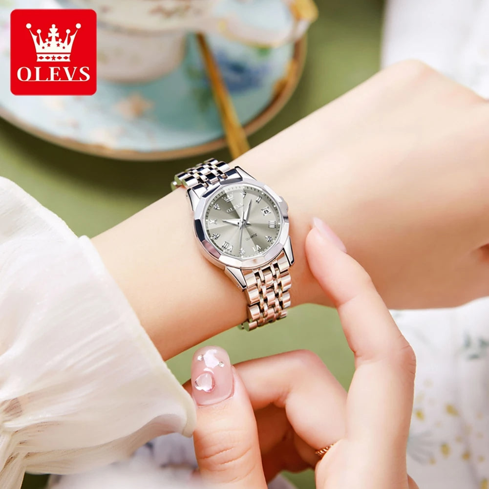 OLEVS Elegant Fashion Women's Watches Luxury Brand Original