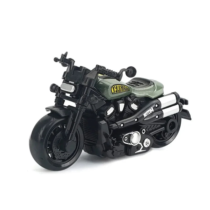Childrens Simulation Race Toy Car Alloy Pull Back Vintage Motorcycle Car Toys for Kids 2 To 4 Years Old Boys Birthday Gifts