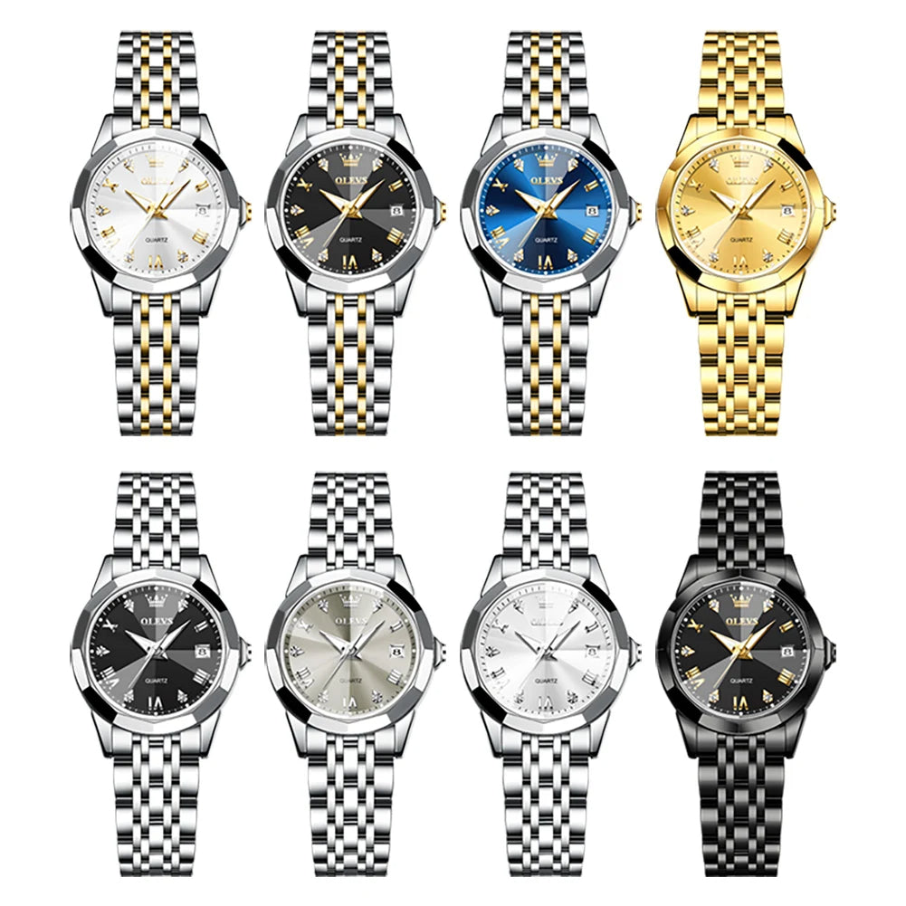 OLEVS Elegant Fashion Women's Watches Luxury Brand Original