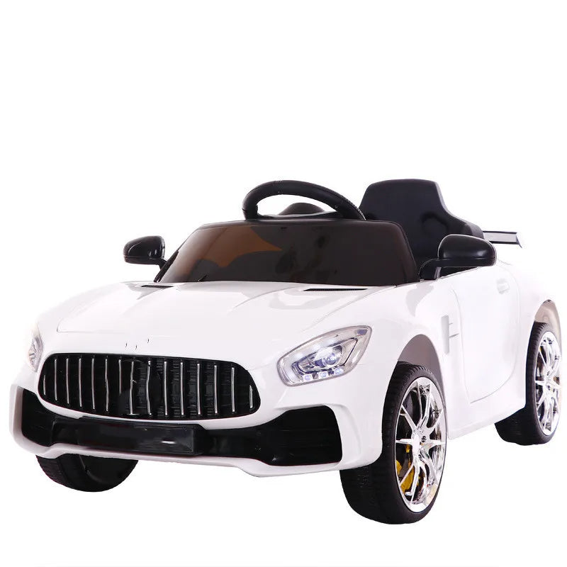 Powered by AliSave Plus Doki Children's Electric Car With Four-wheeled Remote Control Car Baby Swing Toy Car 1-6 Years Old Ride On Car Electric For Kid