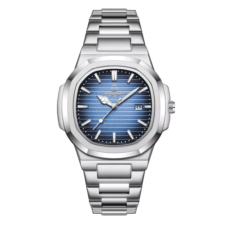2025 New Luxury Military Man Watch Square Waterproof Luminous Date