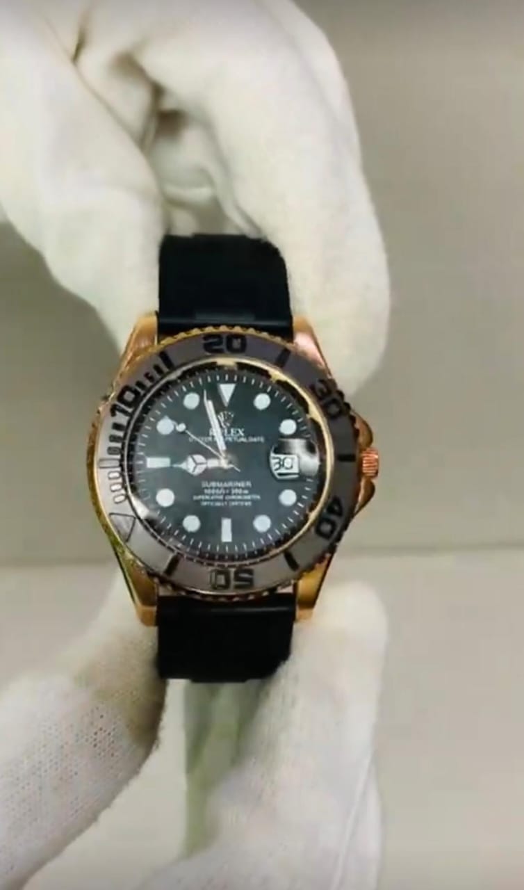 Rolex Watch Rubber Strap