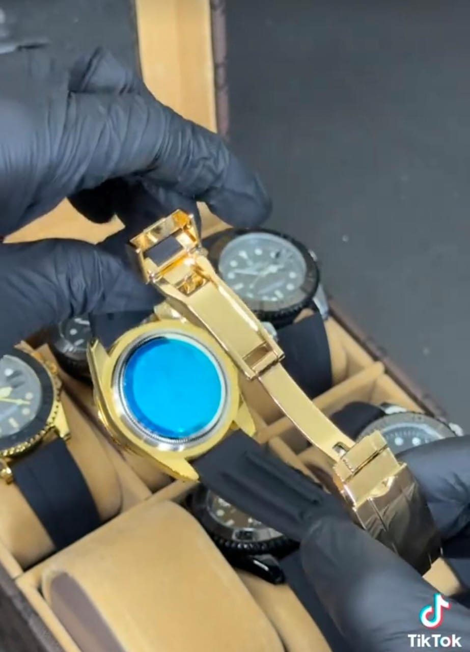 Rolex Watch Rubber Strap