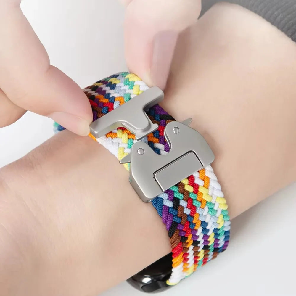 Nylon Strap for Apple Watch Band 46mm 45mm 44mm