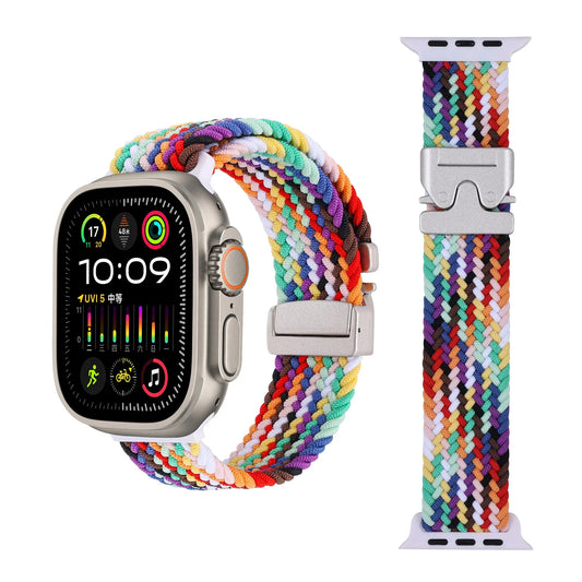 Nylon Strap for Apple Watch Band 46mm 45mm 44mm
